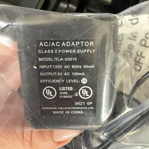 AC Power Adapter - Black